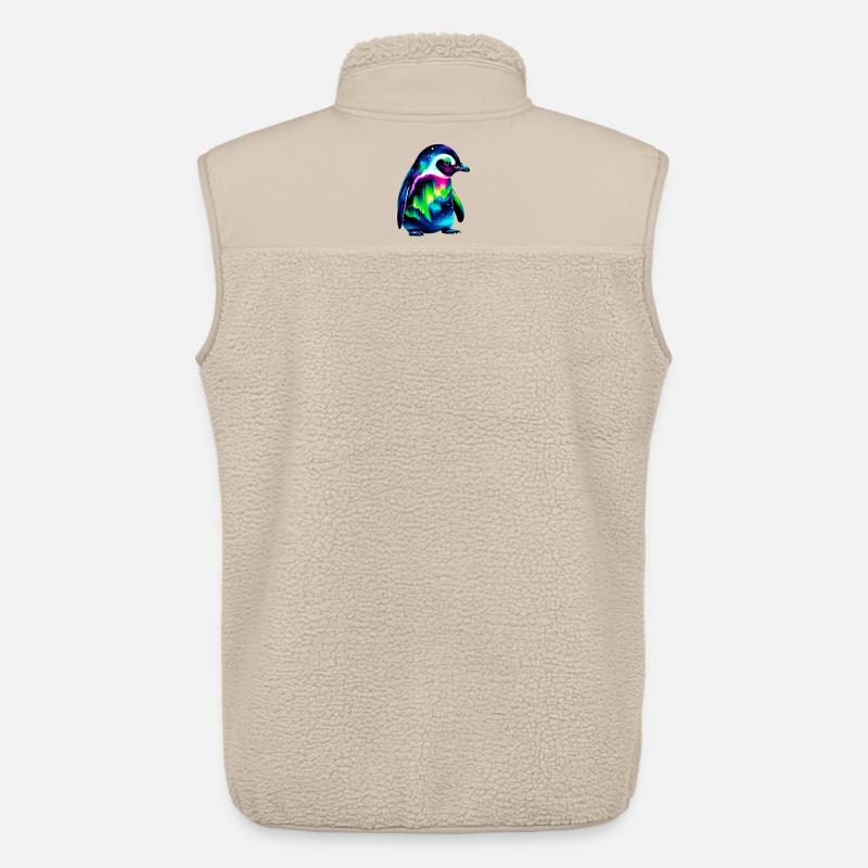 Pinguin - Unisex Sherpaweste von Stanley/Stella - Beige