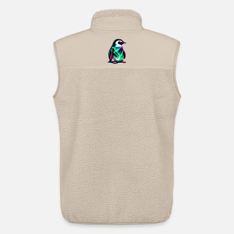 Pinguin - Unisex Sherpaweste von Stanley/Stella - Beige