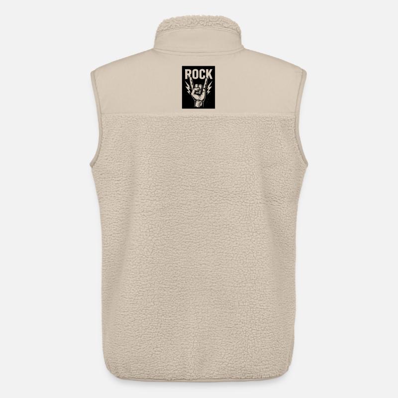 Rock on - Unisex Sherpaweste von Stanley/Stella - Beige