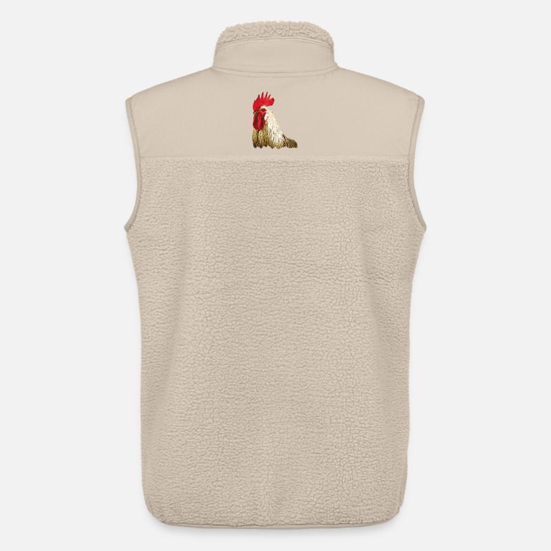 Hahn Hahnenfigur - Unisex Sherpaweste von Stanley/Stella - Beige