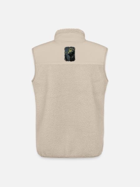 Punk rocker watches butterfly - Unisex Sherpa Gilet by Stanley/Stella - beige