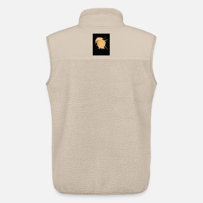 Samurai-Pferdespritzer Schwarz - Unisex Sherpaweste von Stanley/Stella - Beige