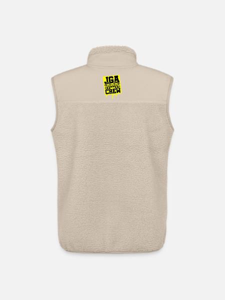 Jga Crew Junggesellen Affe - Unisex Sherpaweste von Stanley/Stella - Beige