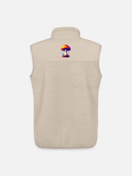 fly agaric - Unisex Sherpa Gilet by Stanley/Stella - beige