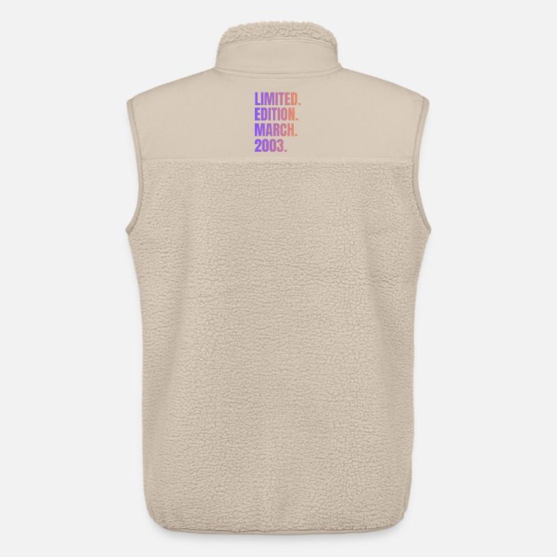 Limitierte Auflage März 2003 - Unisex Sherpaweste von Stanley/Stella - Beige