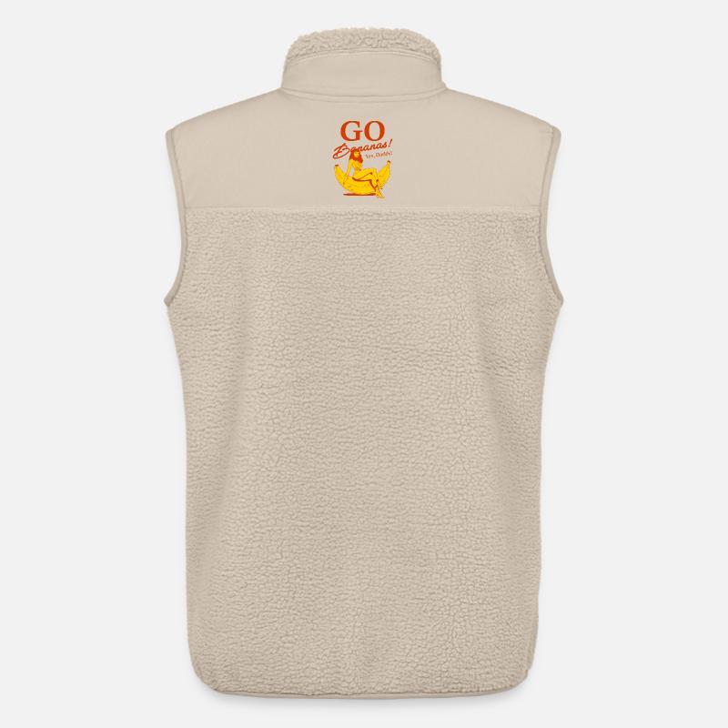 Mädchen auf einer banane - Unisex Sherpaweste von Stanley/Stella - Beige