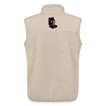  Boulderwand Klettern Bouldern Kletterhalle - Unisex Sherpaweste von Stanley/Stella - Beige - Hinten - AI Model Male 178 light (178cm)