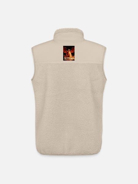 Stark Wie Ein Drache Feuersturm - Unisex Sherpaweste von Stanley/Stella - Beige