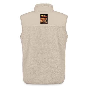Gepardenschnell Feuerlauf - Unisex Sherpaweste von Stanley/Stella - Beige - Hinten - AI Model Male 178 light (178cm)