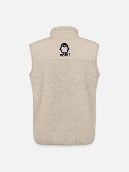 Pinguïn frais - Veste sans manches sherpa unisexe Stanley/Stella - beige