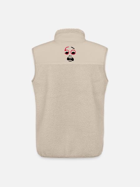 Help, 50 years! - Unisex Sherpa Gilet by Stanley/Stella - beige
