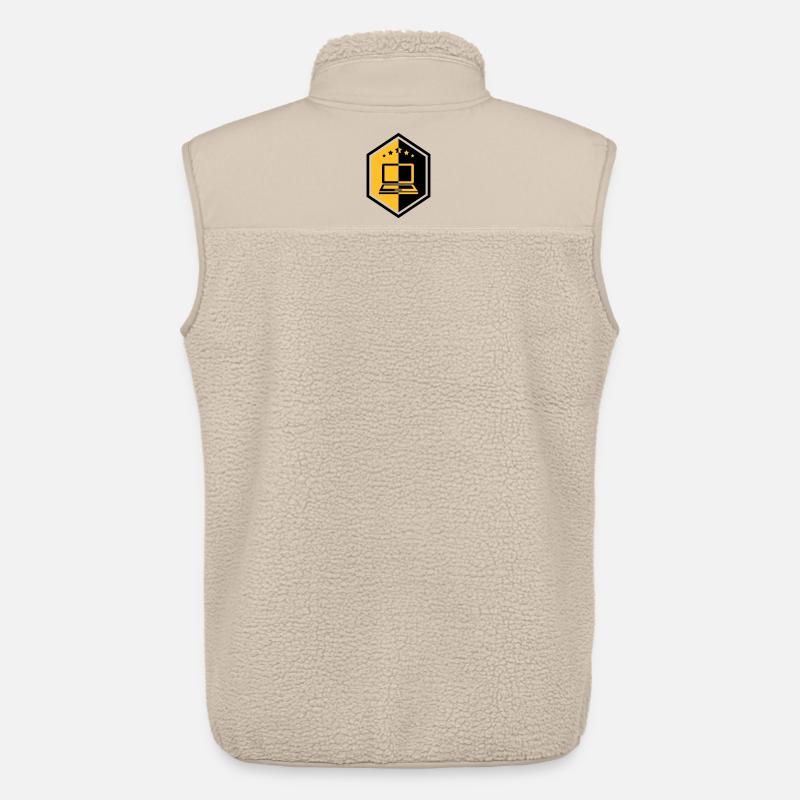 Computing / Informatik / Informatique - Unisex Sherpa Gilet by Stanley/Stella - beige