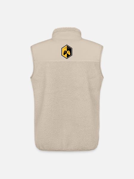 Gamer / Gaming - Unisex Sherpa Gilet by Stanley/Stella - beige