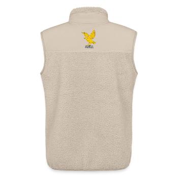 Friuli Venezia Giulia Italy - Unisex Sherpa Gilet by Stanley/Stella - beige - Back - AI Model Male 178 light (178cm)