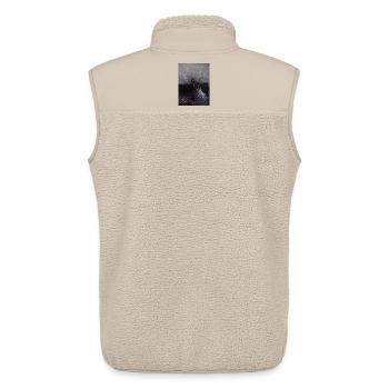 „were“wolf Attacke - „war“ Atacke, Estaca de Bares - Unisex Sherpaweste von Stanley/Stella - Beige - Hinten - AI Model Male 178 light (178cm)