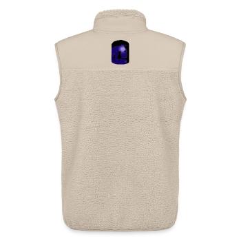 Purfect Night - Unisex Sherpa Gilet by Stanley/Stella - beige - Back - AI Model Male 178 light (178cm)