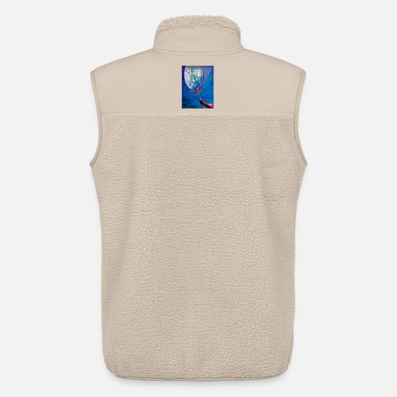 Blauer Traumfänger Netz - Unisex Sherpaweste von Stanley/Stella - Beige