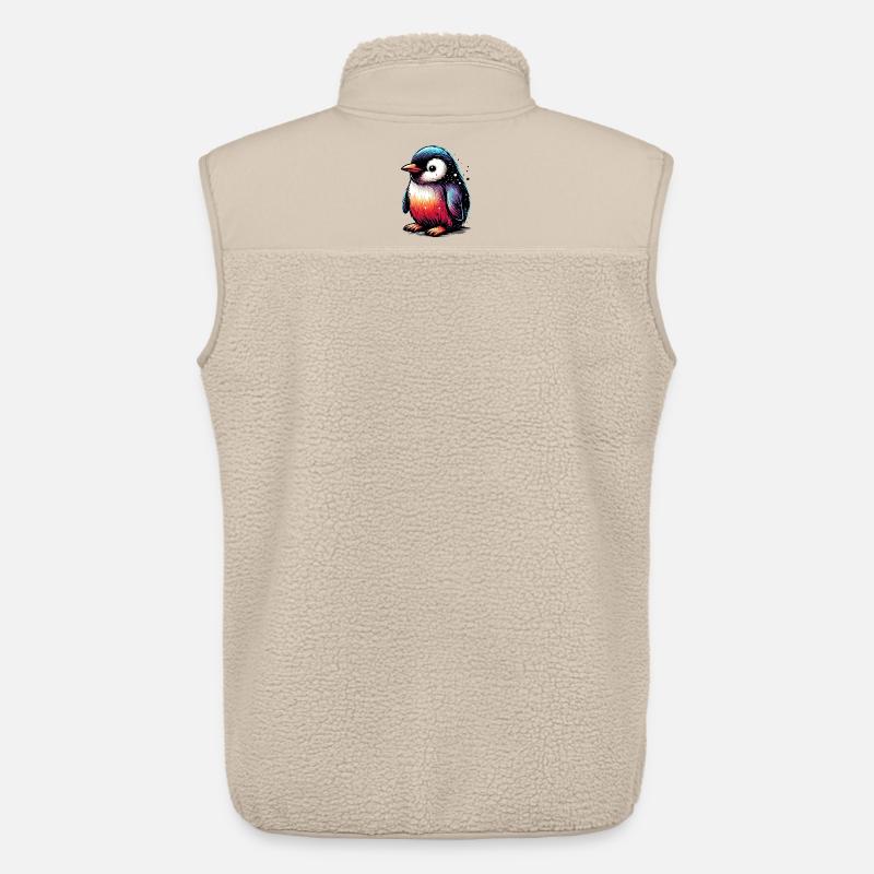 Pinguin - Unisex Sherpaweste von Stanley/Stella - Beige