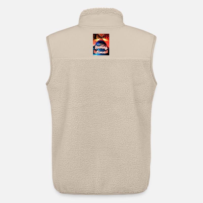Its Bowling Time - Unisex Sherpaweste von Stanley/Stella - Beige