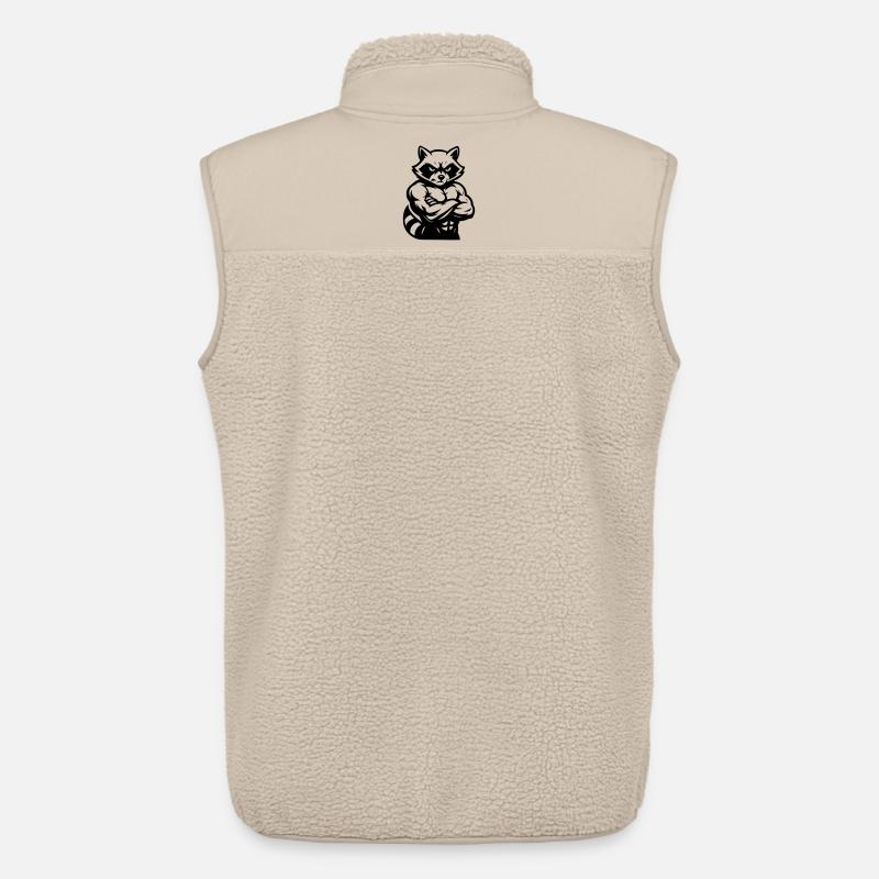 Raccoon - Unisex Sherpaweste von Stanley/Stella - Beige