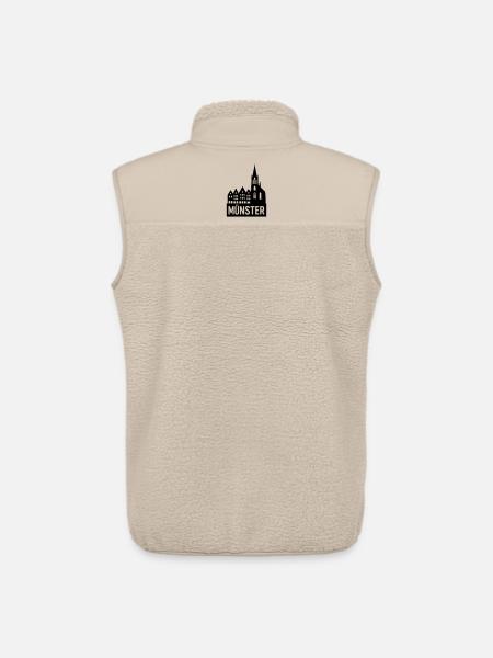 Münster Uni Stadt - Unisex Sherpaweste von Stanley/Stella - Beige