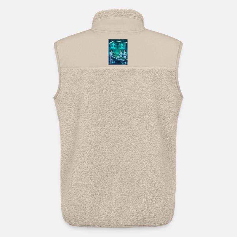 Alien Autopsy – Das geheime Labor - Unisex Sherpaweste von Stanley/Stella - Beige
