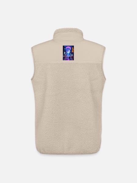 Moon in the City - Unisex Sherpaweste von Stanley/Stella - Beige