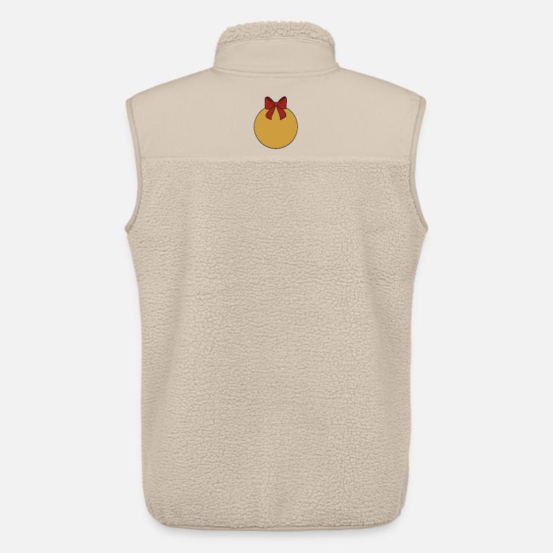 Weihnachtskugel  - Unisex Sherpaweste von Stanley/Stella - Beige