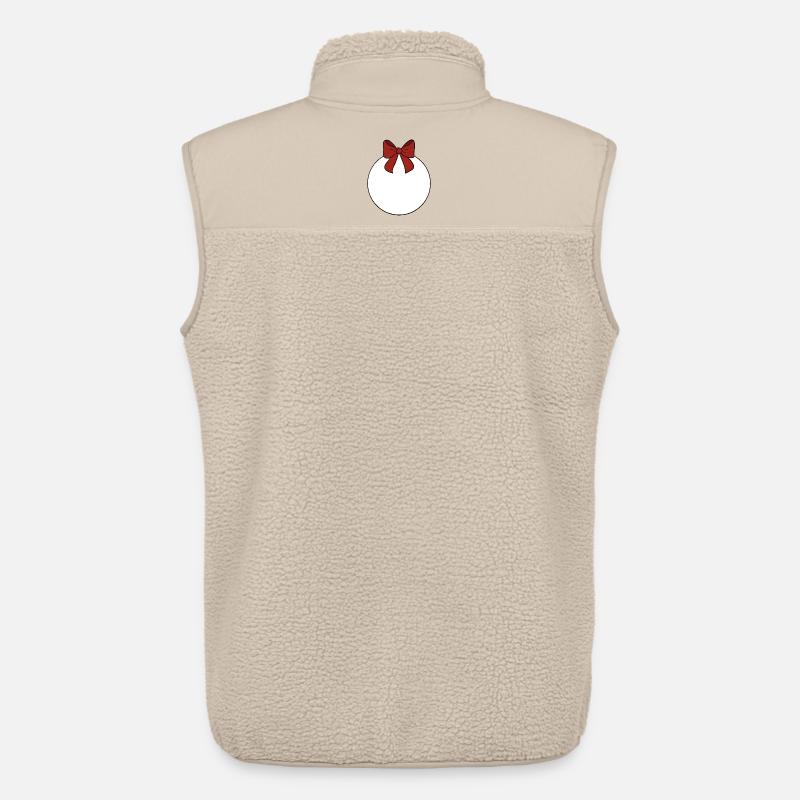 Weihnachtskugel  - Unisex Sherpaweste von Stanley/Stella - Beige