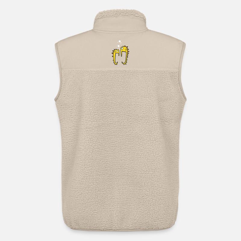 seepferdchen - Unisex Sherpaweste von Stanley/Stella - Beige