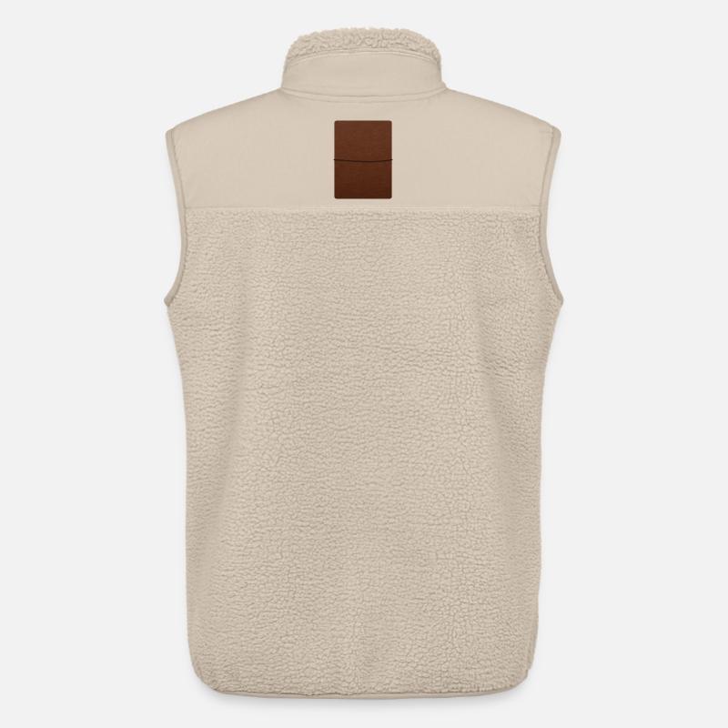 Lederjournal - Unisex Sherpaweste von Stanley/Stella - Beige