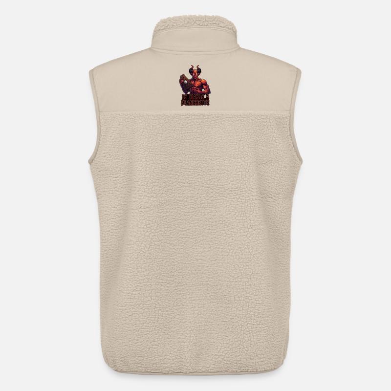 Le Diable à Planchette - Unisex Sherpa Gilet by Stanley/Stella - beige