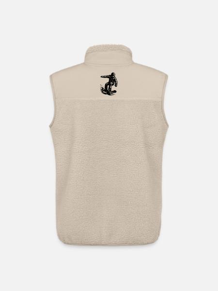 Short and clear snowboard - Unisex Sherpa Gilet by Stanley/Stella - beige