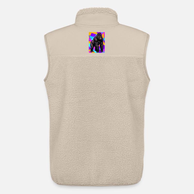 Gorilla - Unisex Sherpaweste von Stanley/Stella - Beige