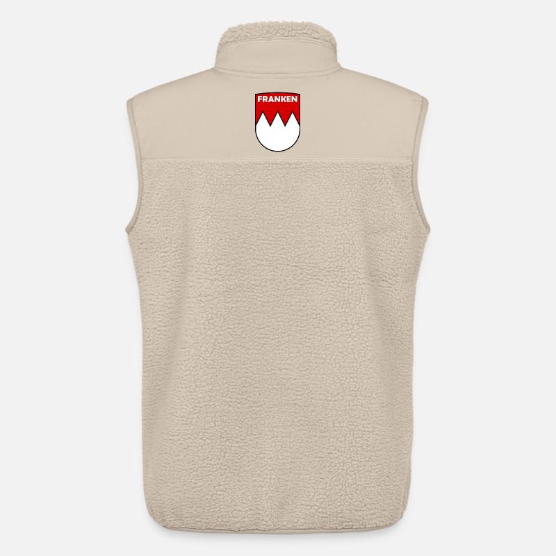Franken Crest Logo - Unisex Sherpaweste von Stanley/Stella - Beige