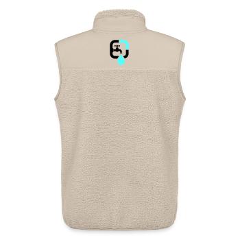 Klempner Wasserhahn Rohr Logo - Unisex Sherpaweste von Stanley/Stella - Beige - Hinten - AI Model Male 178 light (178cm)