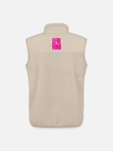 Ich fühl mich so Vino! - Unisex Sherpaweste von Stanley/Stella - Beige
