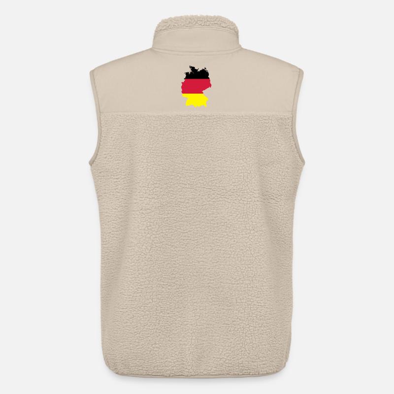 Deutschland - Unisex Sherpaweste von Stanley/Stella - Beige