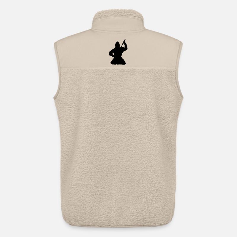 Ninja japanischer Spion oder Attentäter - Unisex Sherpaweste von Stanley/Stella - Beige