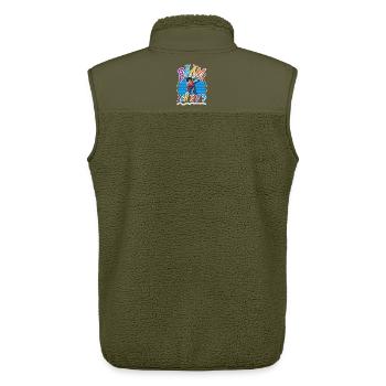 3. Geburtstag Kinder Fußball - Unisex Sherpaweste von Stanley/Stella - Khaki - Hinten - AI Model Male 178 light (178cm)