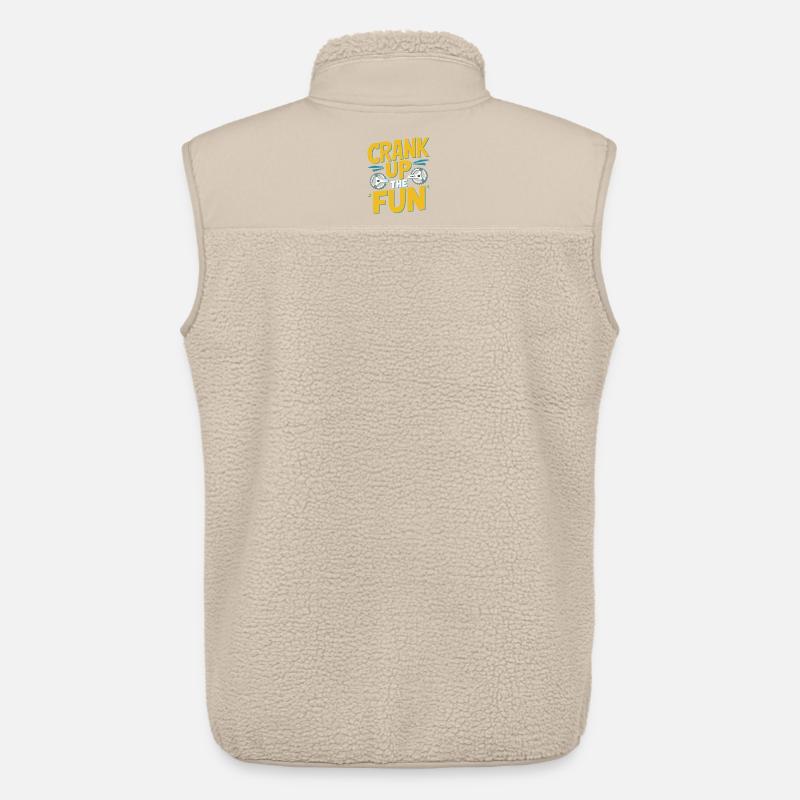 Drehen Sie den Spaß auf - Unisex Sherpaweste von Stanley/Stella - Beige
