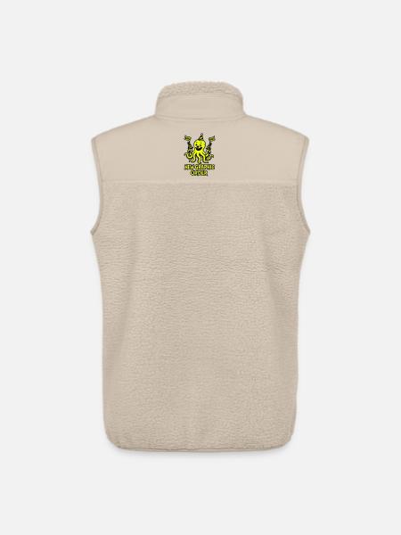 New Graphic Order Octopus - Unisex Sherpa Gilet by Stanley/Stella - beige