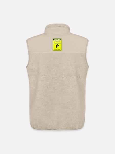 Warning! Krav Maga practitioner! - Unisex Sherpa Gilet by Stanley/Stella - beige