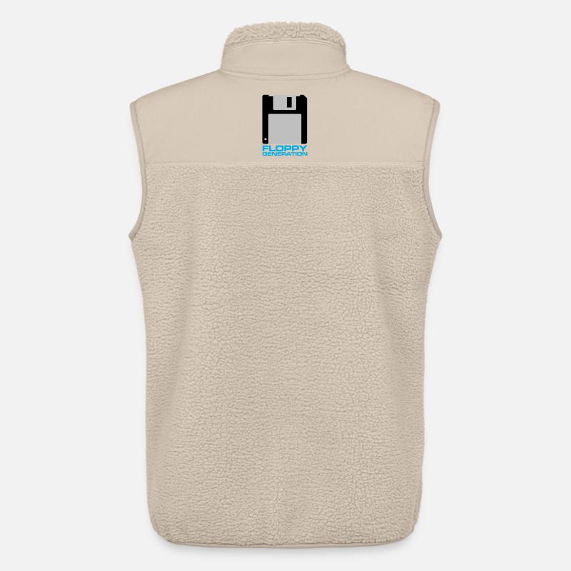 Diskette Generation 3.5 - Unisex Sherpaweste von Stanley/Stella - Beige