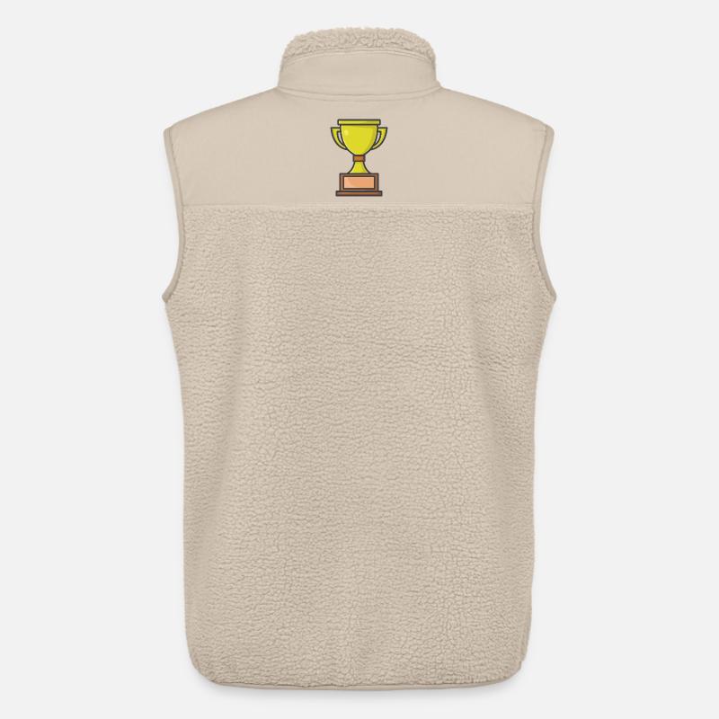 Trophäe - Unisex Sherpaweste von Stanley/Stella - Beige