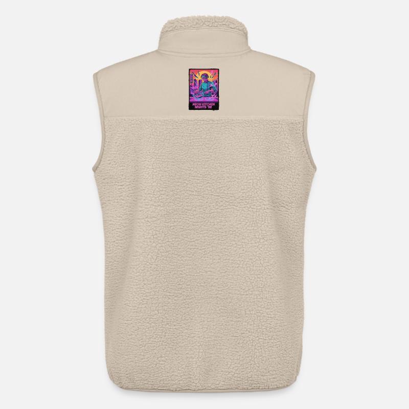 Retro Wave Kitchen - Unisex Sherpaweste von Stanley/Stella - Beige