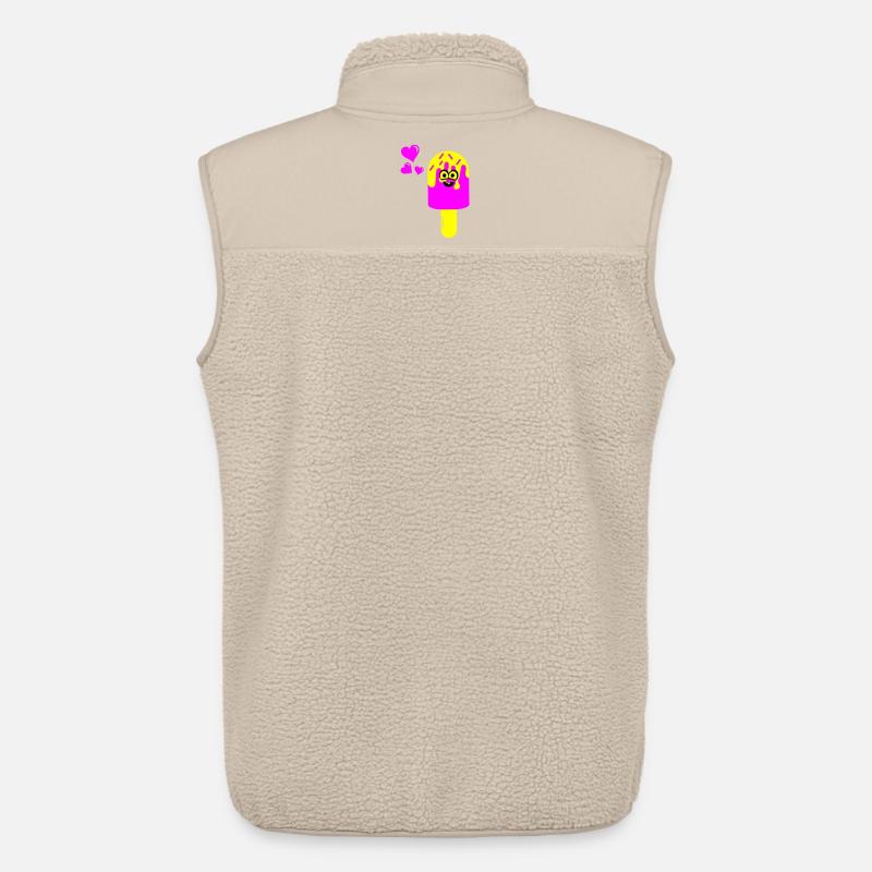 Eis Eiscreme - Unisex Sherpaweste von Stanley/Stella - Beige