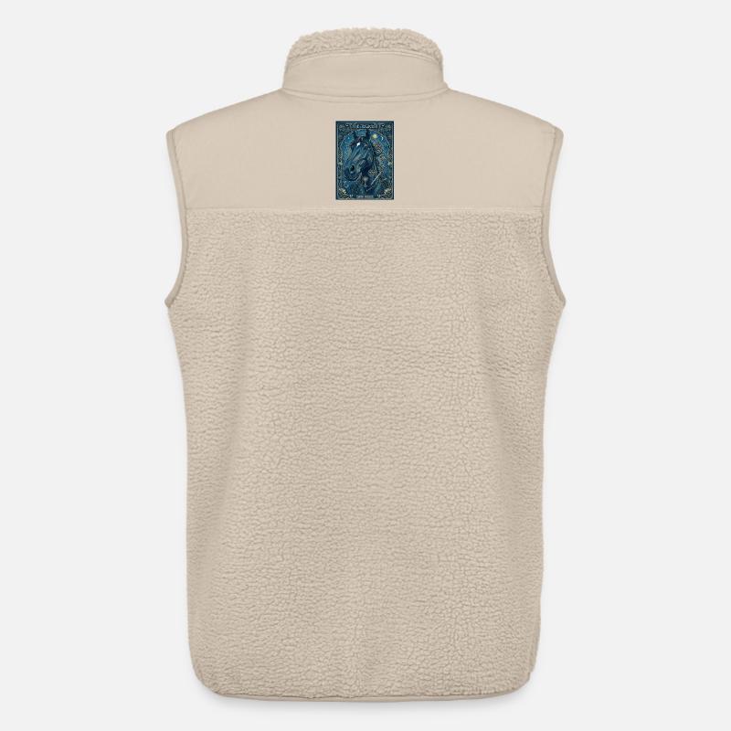 Pferd, der Magier - Unisex Sherpaweste von Stanley/Stella - Beige