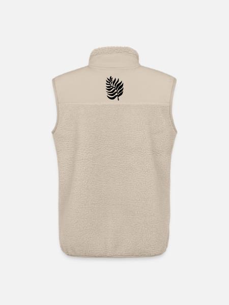 Plantes végétales - Veste sans manches sherpa unisexe Stanley/Stella - beige