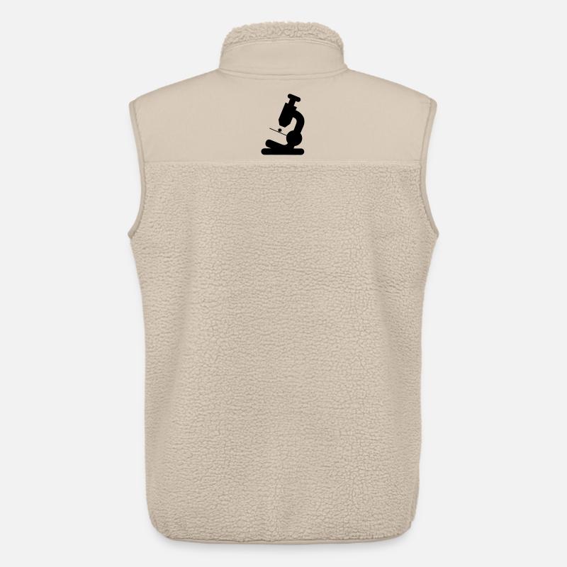 Microscope - Veste sans manches sherpa unisexe Stanley/Stella - beige